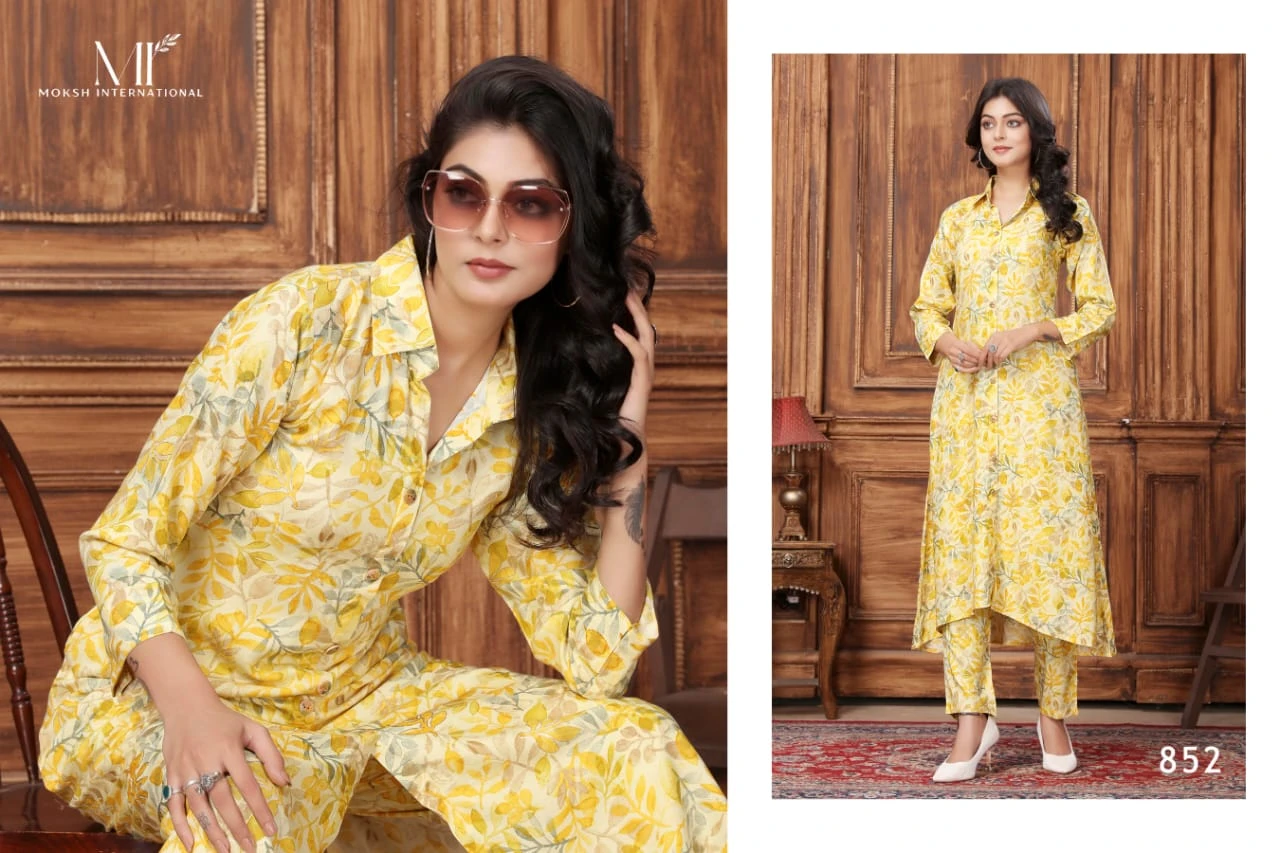 Moksh Co-Ord Set Wow Vol 2 Premium Rayon Export Quality Wholesale Co-Ord Set Catalog — Wholesale Kurtis, MPA wholesale from Surat - Gallery Image 4
